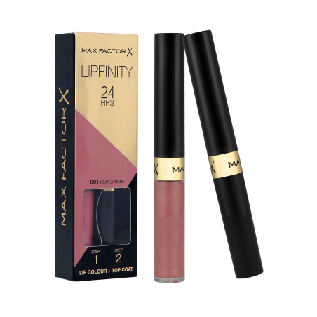 MAX FACTOR LIPFINITY Trwała pomadka do ust 2w1 001 Pearly Nude 2,3ml+1,9g - 1 MAX FACTOR LIPFINITY Trwała pomadka do ust 2w1 001 Pearly Nude 2,3ml+1,9g - 1