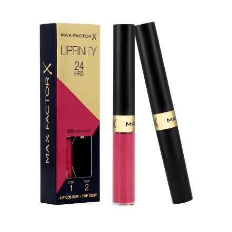 MAX FACTOR X LIPFINITY Langanhaltender Lippenstift 2in1 335 Just In Love 2,3ml+1,9g - 1 MAX FACTOR X LIPFINITY Langanhaltender Lippenstift 2in1 335 Just In Love 2,3ml+1,9g - 1