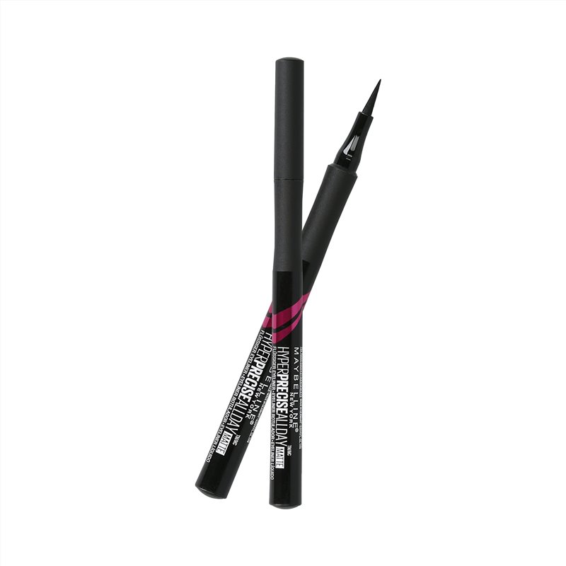 MAYBELLINE Hyper Precise Matte eyeliner σε μαύρο ματ μαρκαδόρο