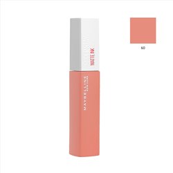 MAYBELLINE SUPERSTAY mat blæk Langtidsholdbar flydende læbestift 60 Poet 5 ml