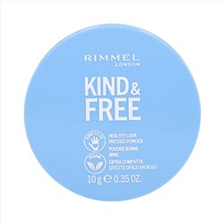 RIMMEL KIND&FREE Pulbere presată vegană 001 10g