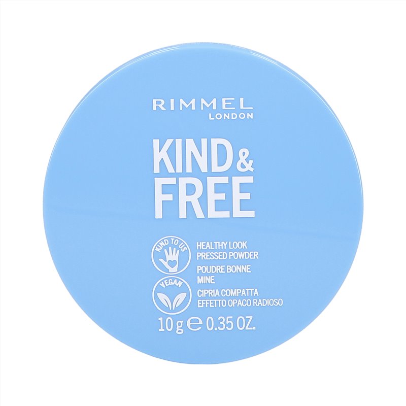 RIMMEL KIND&FREE Pulbere presată vegană 001 10g