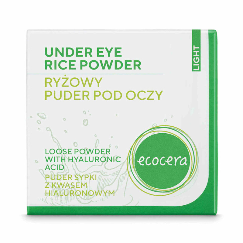 ECOCERA Puder pod oczy ryżowy Light 4g