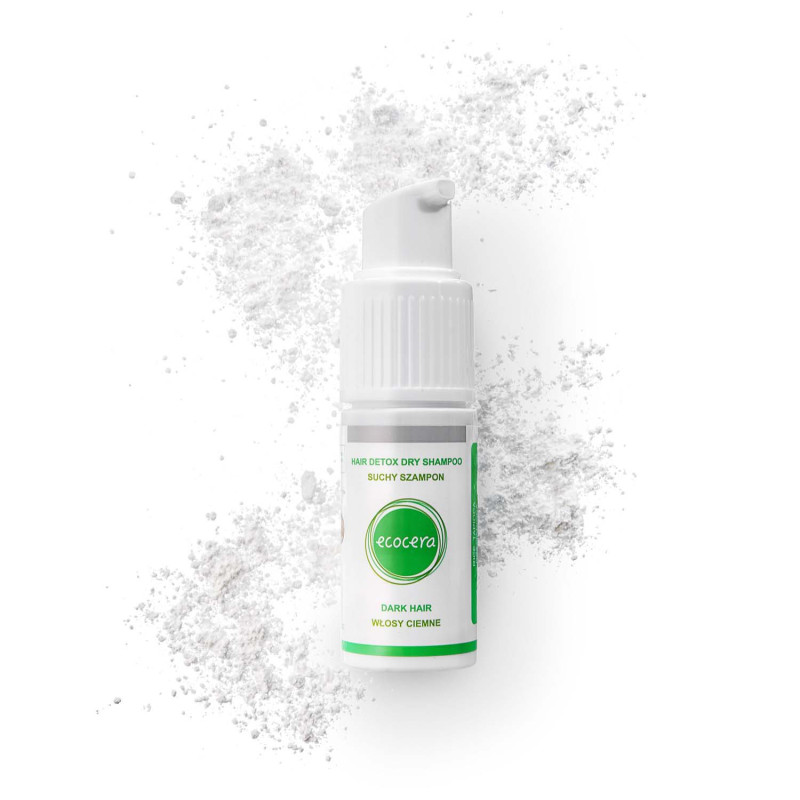 ECOCERA DETOX Suchy szampon do włosów ciemnych 15g