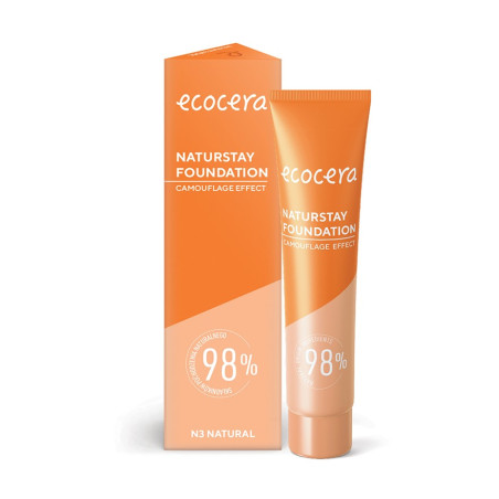 ECOCERA NATURSTAY Fondotinta naturale N3 Naturale 30ml - 1 ECOCERA NATURSTAY Fondotinta naturale N3 Naturale 30ml - 1