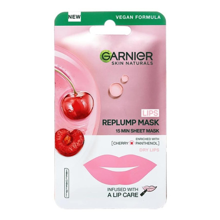 GARNIER SKIN NATURALS REPLUMP CHERRY Maska na usta 5g
