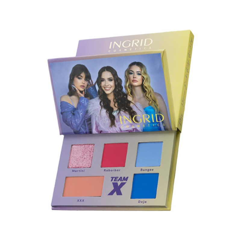 INGRID COSMETICS TEAM X Paleta cieni, Second Chance 12g - 2