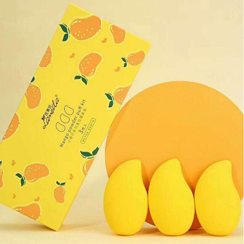LANEILA BEAUTY PUFF MANGO Spugnette per trucco 3 pz.