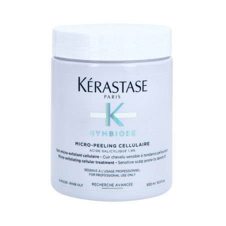 KÉRASTASE SYMBIOSE MICRO-EXFOLIATING CELLULAR Mikro-złuszczający peeling do wrażliwej skóry głowy 500ml - 1