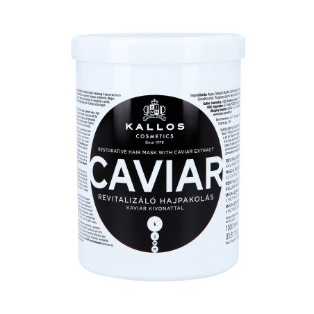 KALLOS KJMN Caviar Rewitalizująca maska do włosów z kawiorem 1000ml - 1 KALLOS KJMN Caviar Rewitalizująca maska do włosów z kawiorem 1000ml - 1