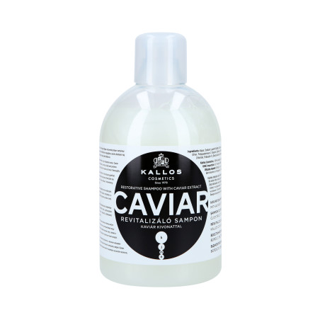 KALLOS KJMN Caviar Rewitalizujący szampon do włosów z kawiorem 1000ml - 1 KALLOS KJMN Caviar Rewitalizujący szampon do włosów z kawiorem 1000ml - 1