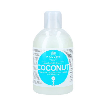 KALLOS KJMN Coconut Odżywczo-wzmacniający szampon do włosów 1000ml - 1