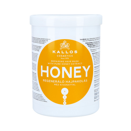 KALLOS KJMN Honey Masque régénérant au miel 1000ml - 1 KALLOS KJMN Honey Masque régénérant au miel 1000ml - 1