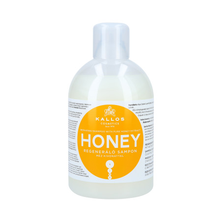 KALLOS KJMN Honey Odbudowujący szampon do włosów z miodem 1000ml - 1 KALLOS KJMN Honey Odbudowujący szampon do włosów z miodem 1000ml - 1