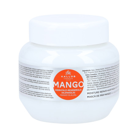 KALLOS KJMN MANGO Regenerująca maska do włosów z olejem mango 275ml