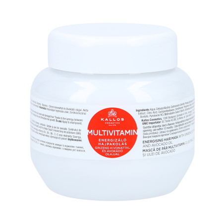 Kallos KJMN Multivitamin Maska multiwitaminowa 275ml - 1 Kallos KJMN Multivitamin Maska multiwitaminowa 275ml - 1
