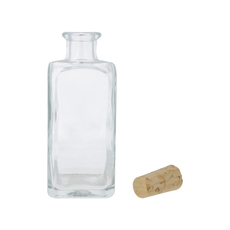 Szklana butelka z korkiem o pojemności 200ml - 3