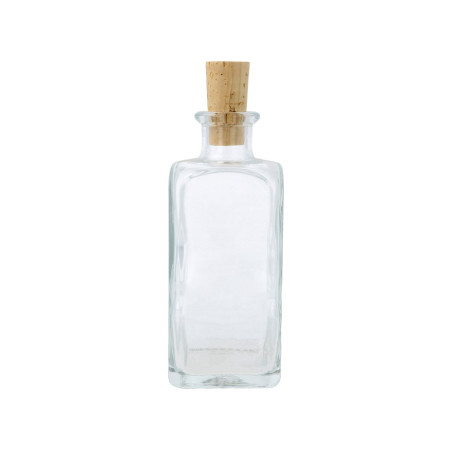 Szklana butelka z korkiem o pojemności 200ml - 1 Szklana butelka z korkiem o pojemności 200ml - 1