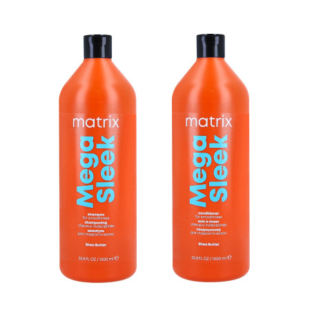 MATRIX TOTAL RESULTS Mega Sleek Glättendes Shampoo 1000 ml + Conditioner 1000 ml - 1 MATRIX TOTAL RESULTS Mega Sleek Glättendes Shampoo 1000 ml + Conditioner 1000 ml - 1