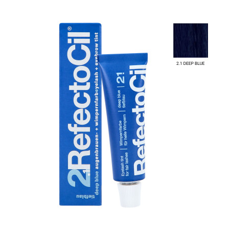 REFECTOCIL Hennè per sopracciglia e ciglia 2.1 Blu intenso 15ml - 1