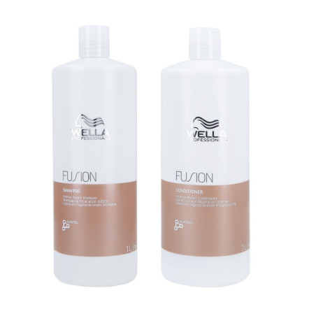 WELLA PROFESSIONALS FUSION Intense Repair shampooing 1000ml + coffret revitalisant 1000ml