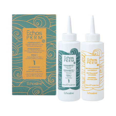 ECHOSLINE PERM Set permanente P1 Capelli naturali 100ml+120ml