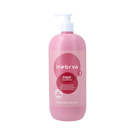 INEBRYA PREP DEEP CLEANSING Oczyszczający szampon do włosów 1000ml - 1 INEBRYA PREP DEEP CLEANSING Oczyszczający szampon do włosów 1000ml - 1