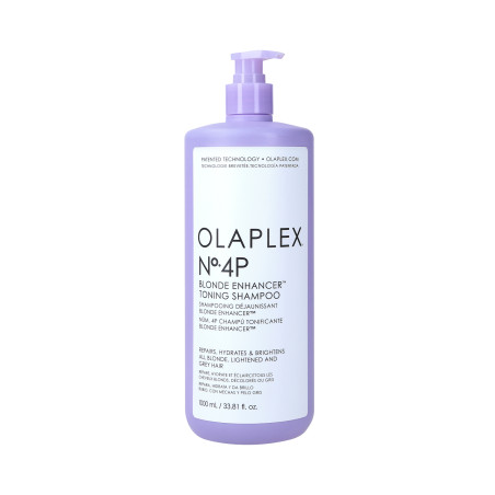 OLAPLEX NO.4P BLONDE ENHANCER Purple, Tönungsshampoo für blondes Haar 1000ml - 1 OLAPLEX NO.4P BLONDE ENHANCER Purple, Tönungsshampoo für blondes Haar 1000ml - 1