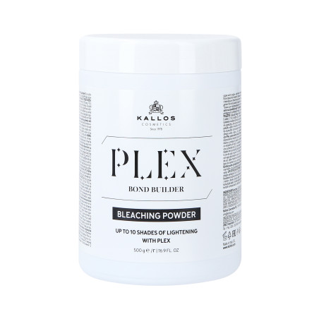KALLOS PLEX BLEACHING POWDER Puder rozjaśniający do 10 tonów z Plex 500ml - 1