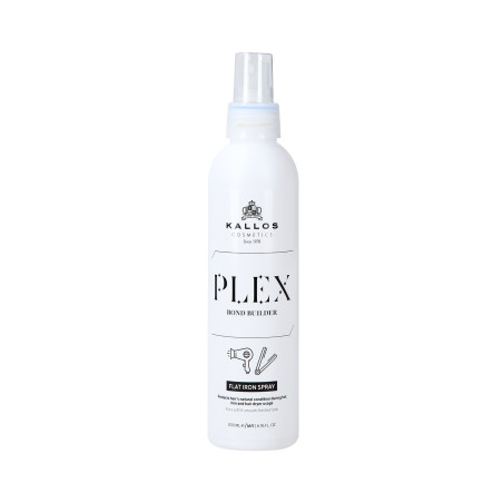 KALLOS PLEX FLAT IRON SPRAY Spray termoprotettivo per capelli danneggiati 200ml - 1 KALLOS PLEX FLAT IRON SPRAY Spray termoprotettivo per capelli danneggiati 200ml - 1