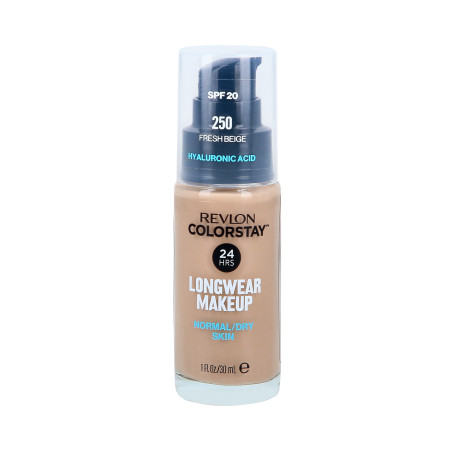 REVLON COLORSTAY Podkład z pompką do skóry normalnej i suchej 250 Fresh Beige 30ml - 1 REVLON COLORSTAY Podkład z pompką do skóry normalnej i suchej 250 Fresh Beige 30ml - 1
