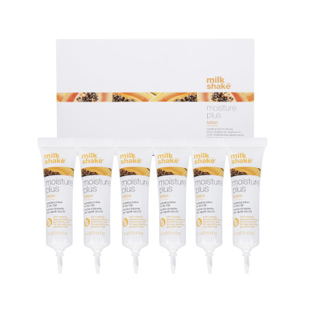 MILK SHAKE MOISTURE PLUS LOTION Lozione idratante per capelli 6 x 12 ml - 1 MILK SHAKE MOISTURE PLUS LOTION Lozione idratante per capelli 6 x 12 ml - 1
