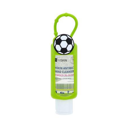 HISKIN ANTIBAC Biobójczy żel do rąk o zapachu owocowym w etui, Piłka 75ml