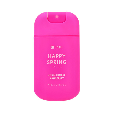 HISKIN ANTIBAC Spray do dezynfekcji rąk, Happy Spring 30ml