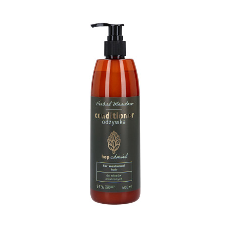 HERBAL MEADOW Odżywka do włosów osłabionych z ekstraktem z chmielu 400ml - 1