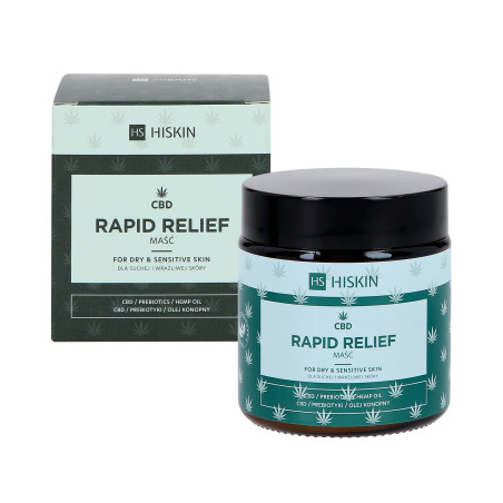 HISKIN CBD RAPID RELIFE Maść ratunkowa do skóry suchej i wrażliwej 120ml