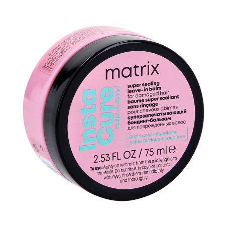 MATRIX TOTAL RESULTS INSTACURE BUILD-A-BOND Balsamo rigenerante per capelli 75 ml - 1 MATRIX TOTAL RESULTS INSTACURE BUILD-A-BOND Balsamo rigenerante per capelli 75 ml - 1