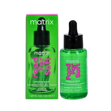 MATRIX TOTAL RESULTS FOOD FOR SOFT Nawilżający olejek do włosów 50ml - 1 MATRIX TOTAL RESULTS FOOD FOR SOFT Nawilżający olejek do włosów 50ml - 1