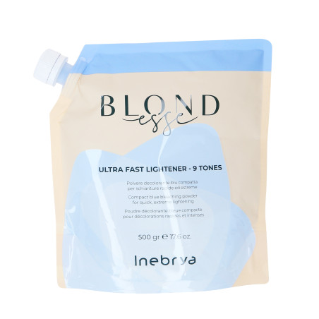 INEBRYA BLONDESSE ULTRA FAST LIGHTENER 9 TONES Decolorante per capelli express senza polvere 500g - 1 INEBRYA BLONDESSE ULTRA FAST LIGHTENER 9 TONES Decolorante per capelli express senza polvere 500g - 1
