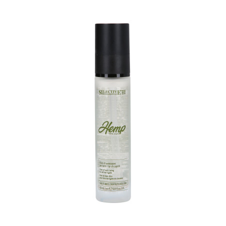 SELECTIVE HEMP VEGAN Siero idratante per capelli con olio di semi di canapa 50ml