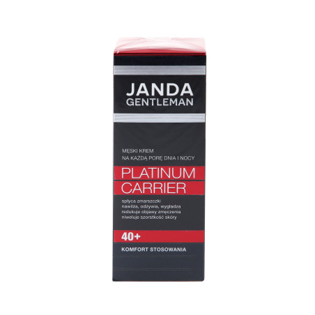 JANDA GENTLEMAN PLATINUM CARRIER 40+ Męski krem na każdą porę dnia i nocy 50ml