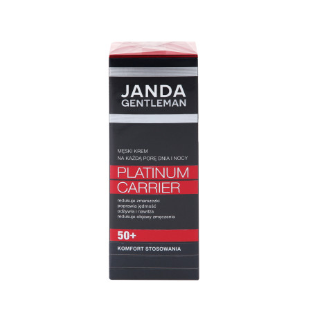 JANDA GENTLEMAN PLATINUM CARRIER 50+ Męski krem na każdą porę dnia i nocy 50ml