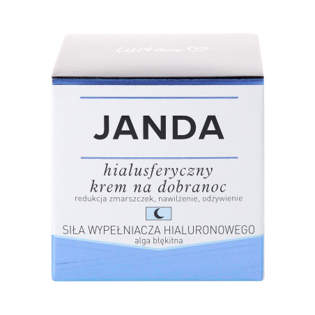 JANDA HYALURONIC Hialusferyczny krem na dobry wieczór z błękitnymi algami 50ml