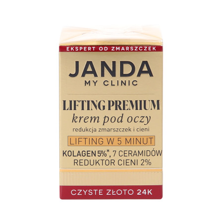 JANDA MY CLINIC LIFTING PREMIUM Liftingujący krem pod oczy 15ml
