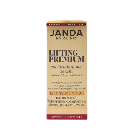 JANDA MY CLINIC LIFTING PREMIUM Wielozadaniowe serum na dzień dobry i na dobranoc 30ml