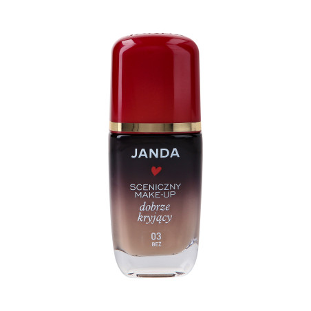 JANDA MAKE-UP Sceniczny podkład do twarzy 03 Beż 30ml
