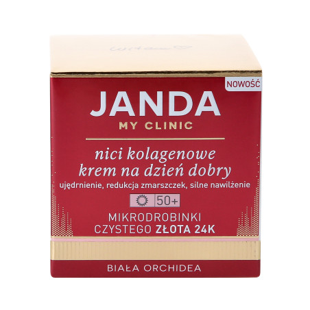 JANDA MY CLINIC 50+ Fili di collagene, crema antirughe del buongiorno 50ml