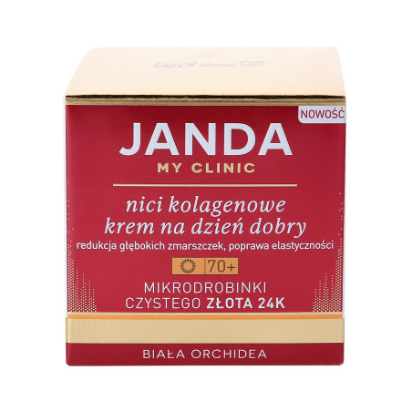 JANDA MY CLINIC 70+ Nici kolagenowe przeciwzmarszczkowy krem na dzień dobry 50ml - 1