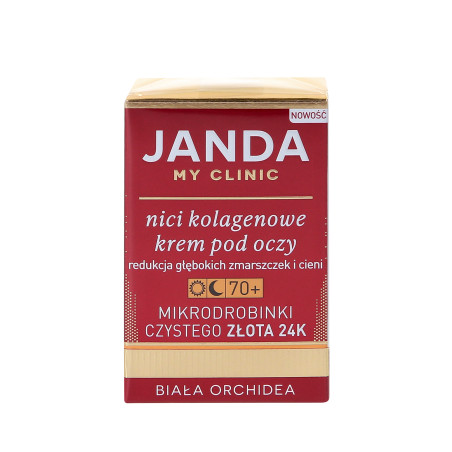 JANDA MY CLINIC 70+ Nici kolagenowe krem pod oczy 15ml