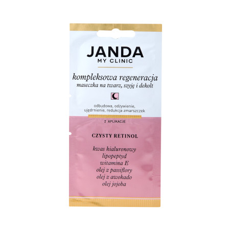 JANDA MY CLINIC Komplexe regenerierende Maske für Gesicht, Hals und Dekolleté über Nacht 8ml - 1 JANDA MY CLINIC Komplexe regenerierende Maske für Gesicht, Hals und Dekolleté über Nacht 8ml - 1